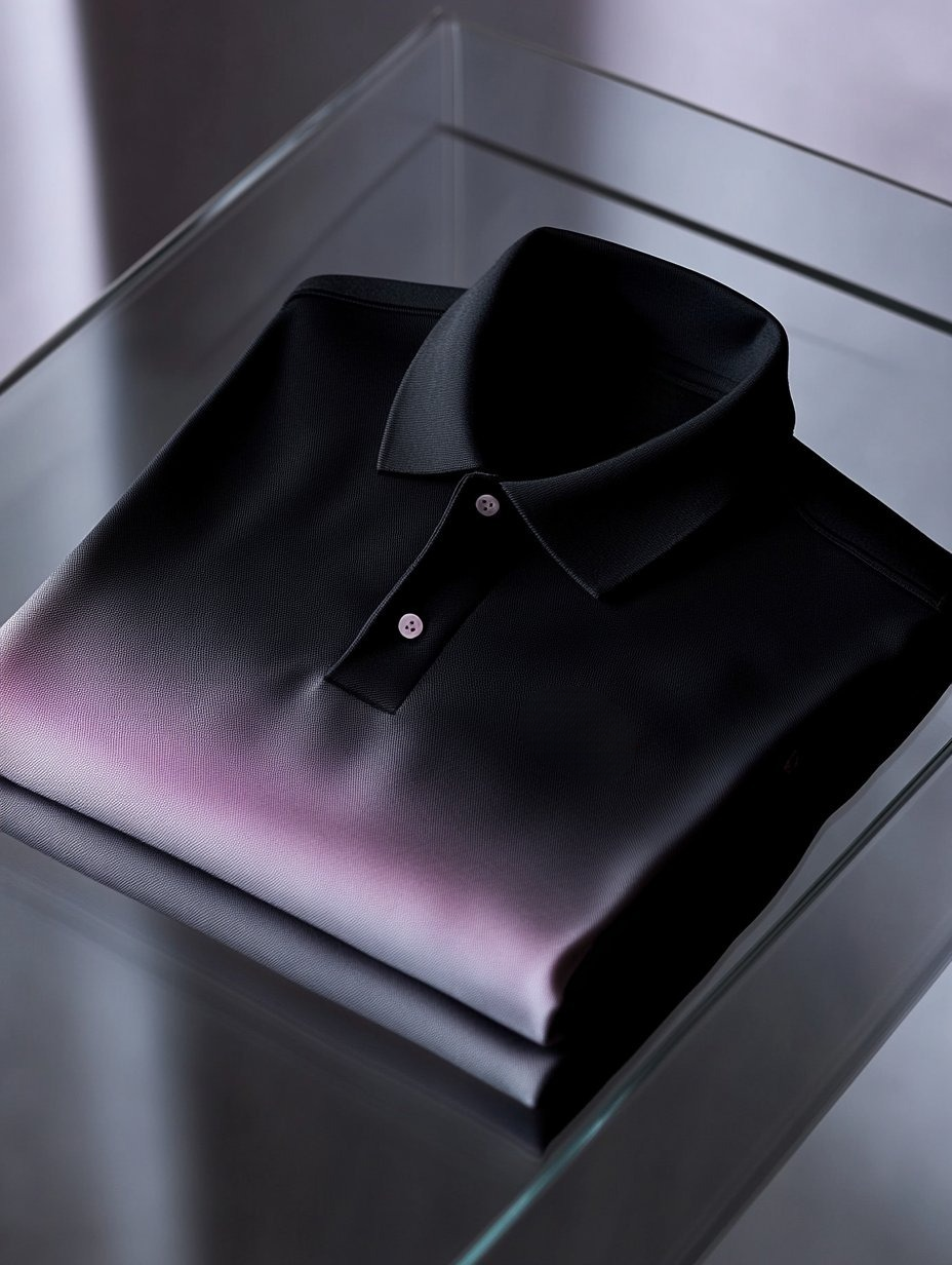 Men's Classic Business Old Money Button Short Sleeve Polo Shirt Polyester Loose Fit